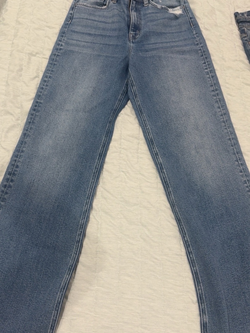 Flying Monkey Straight Leg Jeans in Medium Blue Wash